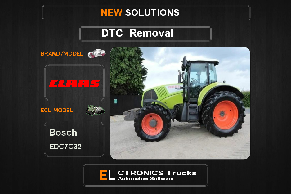 DTC OFF Claas Bosch EDC7C32 Electronics Trucks Automotive software
