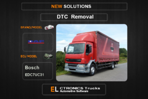 DTC OFF DAF-Truck Bosch EDC7UC31 Electronics Trucks Automotive software