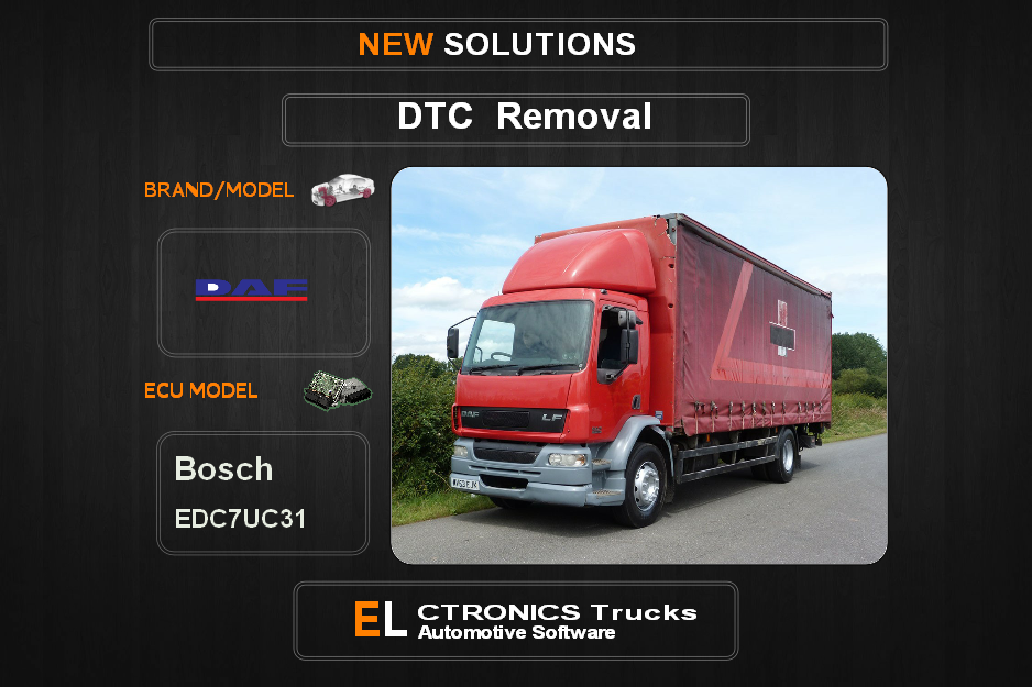 DTC OFF DAF-Truck Bosch EDC7UC31 Electronics Trucks Automotive software