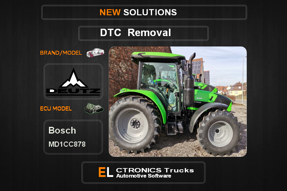 DTC OFF Deutz Bosch MD1CC878 Electronics Trucks Automotive software