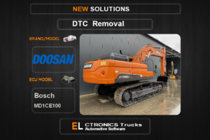 DTC OFF Doosan Bosch MD1CE100 Electronics Trucks Automotive software