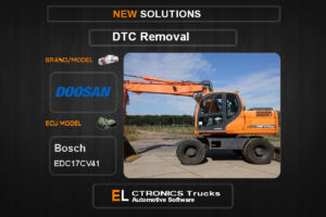 DTC OFF Doosan Bosch EDC17CV41 Electronics Trucks Automotive software