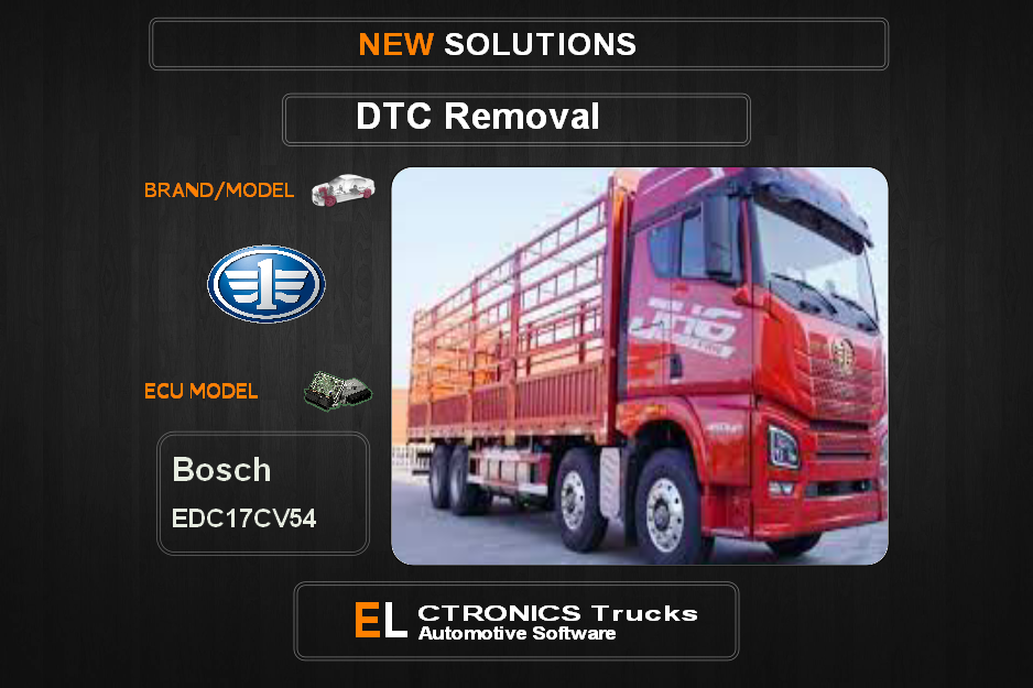 DTC OFF Faw-Trucks Bosch EDC17CV54 Electronics Trucks Automotive software