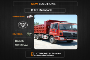 DTC OFF Foton-Trucks Bosch EDC17CV44 Electronics Trucks Automotive software