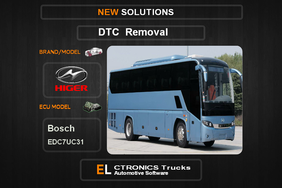 DTC OFF Higer-Bus Bosch EDC7UC31 Electronics Trucks Automotive software