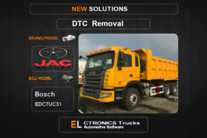 DTC OFF Jac-Trucks Bosch EDC17CV44 Electronics Trucks Automotive software