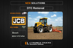 DTC OFF Jcb Bosch EDC17CV54 Electronics Trucks Automotive software