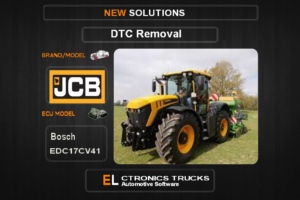 DTC OFF JCB Bosch EDC17CV41 Electronics Trucks Automotive software