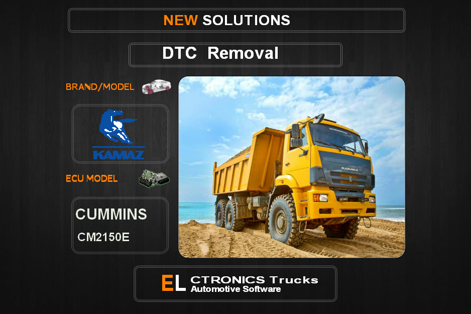 DTC OFF Kamaz-Trucks Cummins CM2150E Electronics Trucks Automotive software