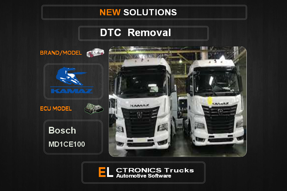 DTC OFF Kamaz-Trucks Bosch MD1CE100 Electronics Trucks Automotive software