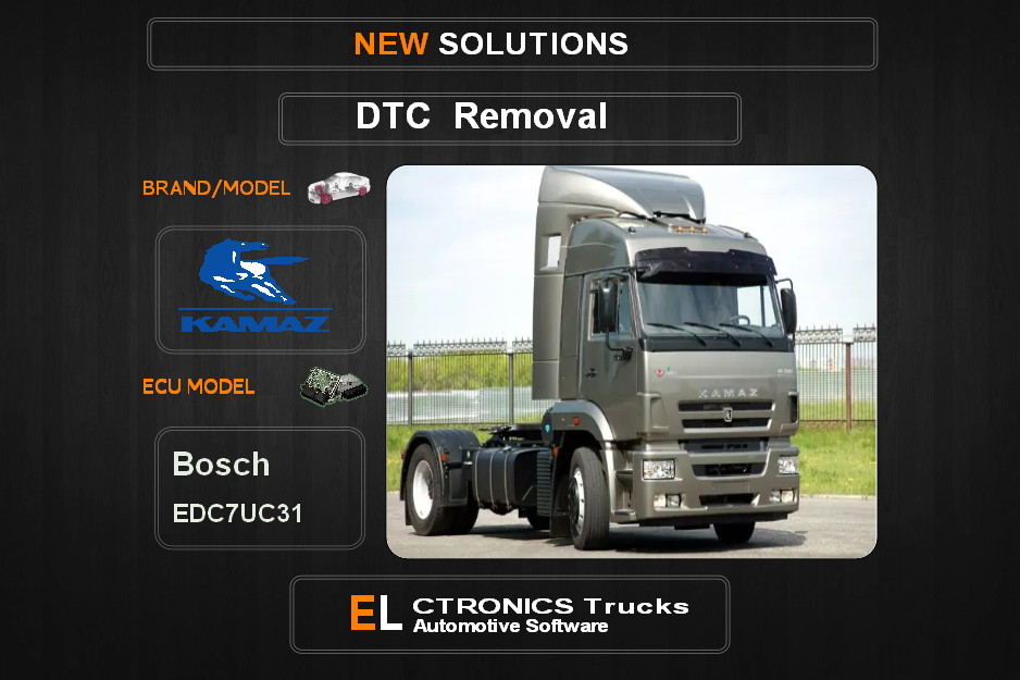 DTC OFF Kamaz-Trucks Bosch EDC7UC31 Electronics Trucks Automotive software