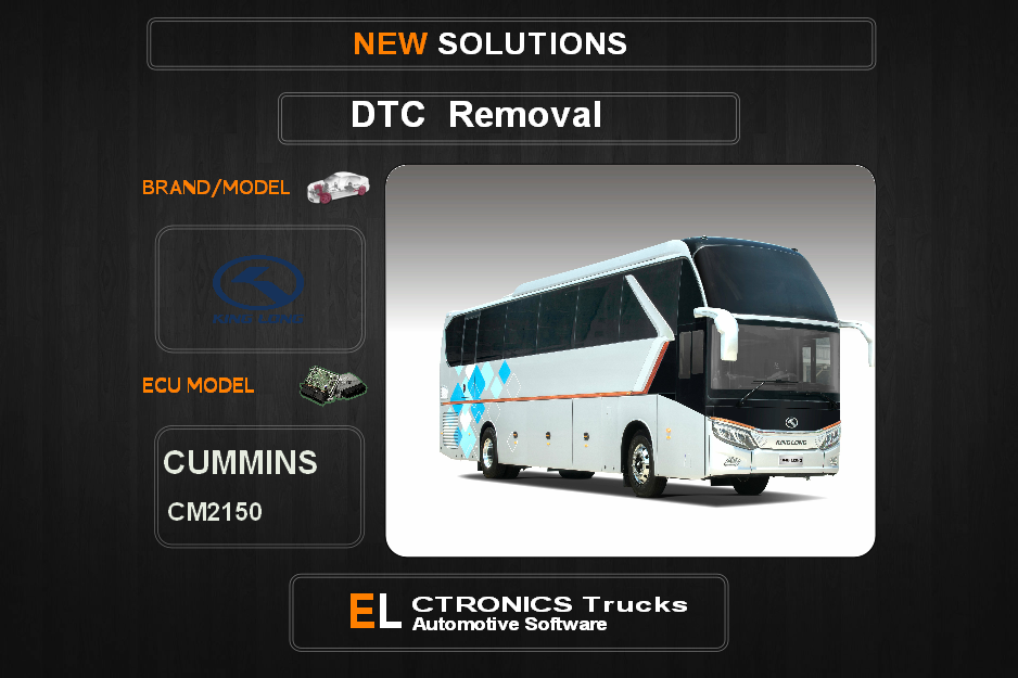DTC OFF KingLong-Bus Cummins CM2150 Electronics Trucks Automotive software