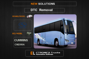 DTC OFF KingLong-Bus Cummins CM2350A Electronics Trucks Automotive software