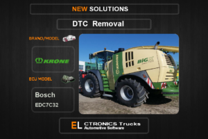 DTC OFF Krone Bosch EDC7C32 Electronics Trucks Automotive software
