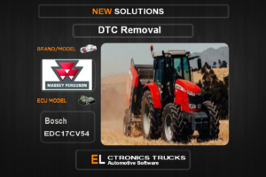 DTC OFF Massey-Agriline Bosch EDC17CV54 Electronics Trucks Automotive software