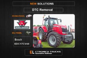DTC OFF Massey-Agriline Bosch EDC17CV44 Electronics Trucks Automotive software