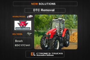 DTC OFF Massey-Agriline Bosch EDC17CV41 Electronics Trucks Automotive software