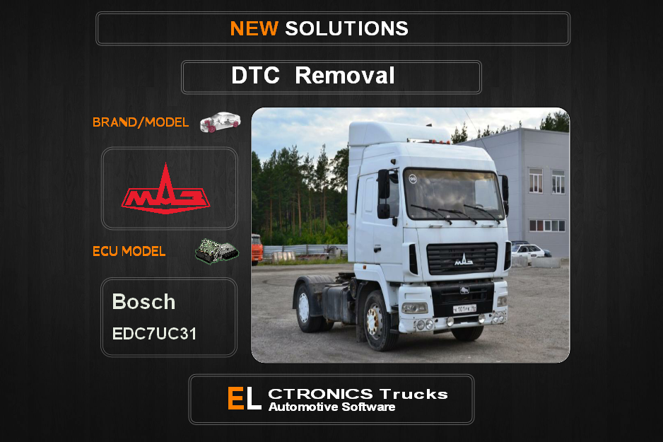 DTC OFF Maz-Trucks Bosch EDC7UC31 Electronics Trucks Automotive software