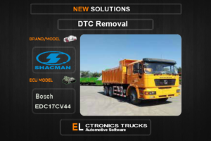 DTC OFF Shacman-Trucks Bosch EDC17CV44 Electronics Trucks Automotive software