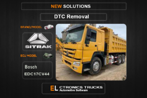 DTC OFF Sinotruk-Trucks Bosch EDC17CV44 Electronics Trucks Automotive software