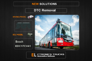 DTC OFF Sor-Bus Bosch EDC17CV41 Electronics Trucks Automotive software