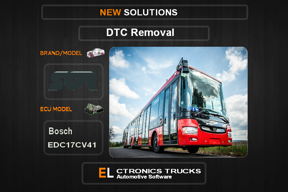 DTC OFF Sor-Bus Bosch EDC17CV41 Electronics Trucks Automotive software
