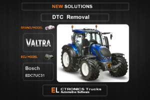 DTC OFF Valtra-Agriline Bosch EDC7UC31 Electronics Trucks Automotive software