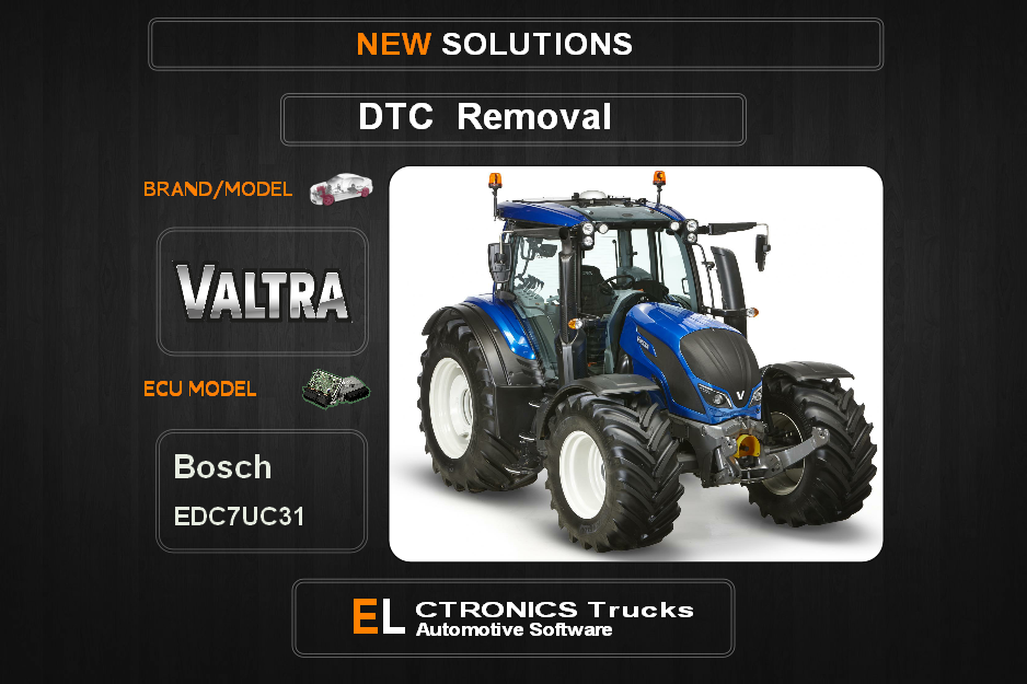 DTC OFF Valtra-Agriline Bosch EDC7UC31 Electronics Trucks Automotive software