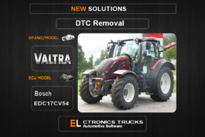 DTC OFF Valtra-Agriline Bosch EDC17CV54 Electronics Trucks Automotive software