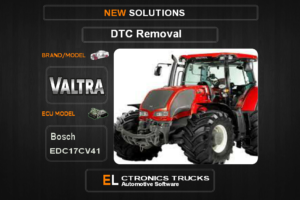 DTC OFF Valtra-Agriline Bosch EDC17CV41 Electronics Trucks Automotive software