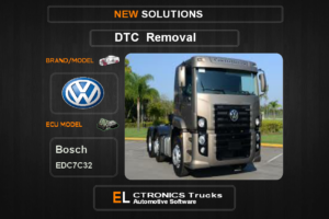 DTC OFF Volkswagen Bosch EDC7C32 Electronics Trucks Automotive software
