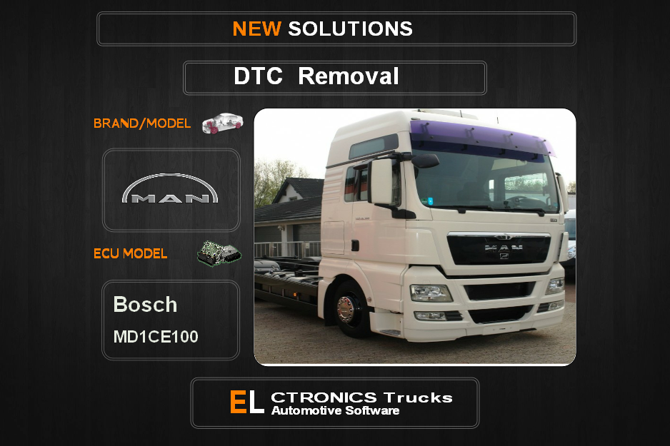 DTC OFF Man-Truck Bosch MD1CE100 Electronics Trucks Automotive software