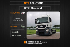 DTC OFF Man-Truck Bosch MD1CE101 Electronics Trucks Automotive software