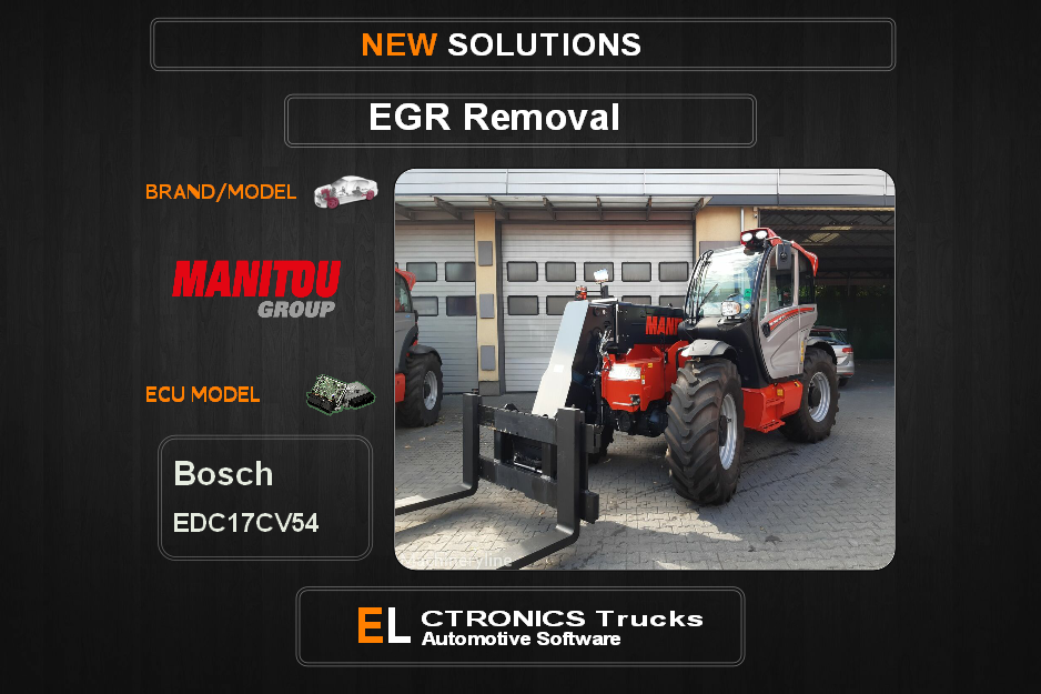 EGR Off Manitou-télescopique Bosch EDC17CV54 Electronics Trucks Automotive Software