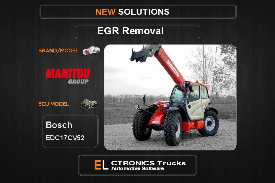 EGR Off Manitou-télescopique Bosch EDC17CV52 Electronics Trucks Automotive Software