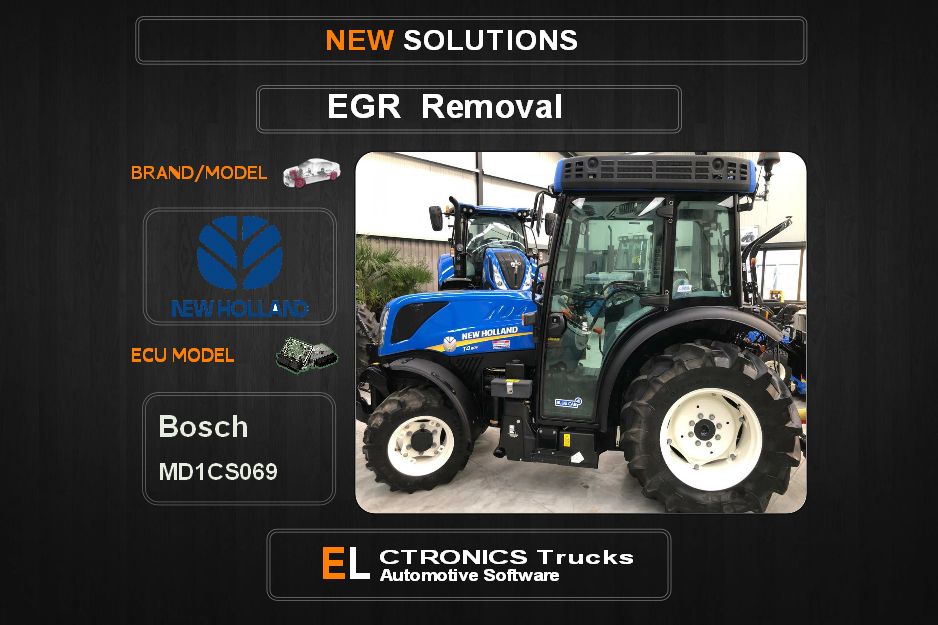 EGR Off New-Holland-Agriline Bosch MD1CS069 Electronics Trucks Automotive Software