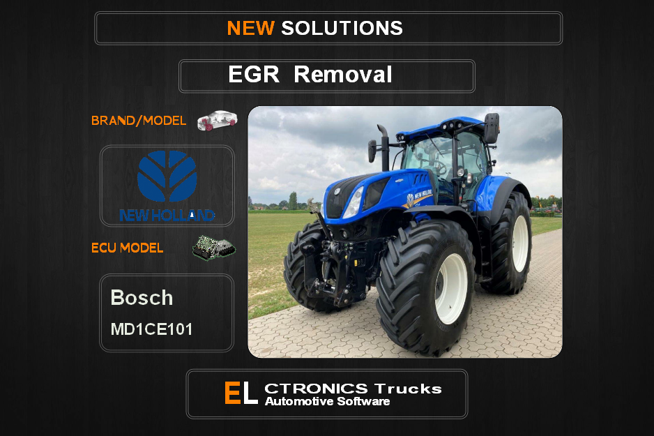 EGR Off New-Holland-Agriline Bosch MD1CE101 Electronics Trucks Automotive Software