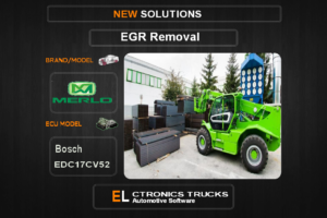 EGR Off Merlo-Agriline Bosch EDC17CV52 Electronics Trucks Automotive Software