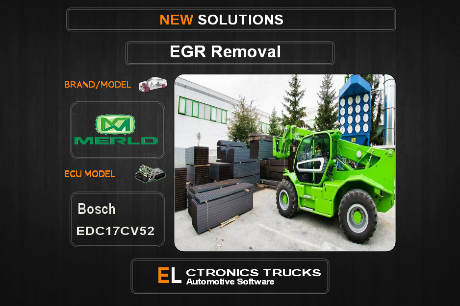 EGR Off Merlo-Agriline Bosch EDC17CV52 Electronics Trucks Automotive Software