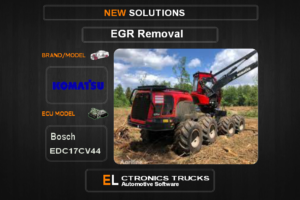 EGR Off Komatsu Bosch EDC17CV44 Electronics Trucks Automotive Software