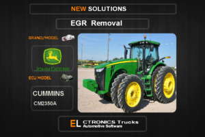 EGR Off John-Deere Cummins CM2350A Electronics Trucks Automotive Software