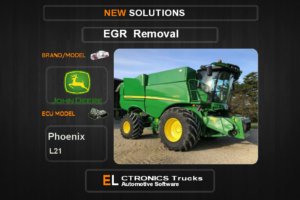 EGR Off John-Deere Phoenix L21 Electronics Trucks Automotive Software
