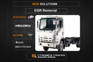 EGR Off Isuzu-Trucks Bosch EDC17CV41 Electronics Trucks Automotive Software