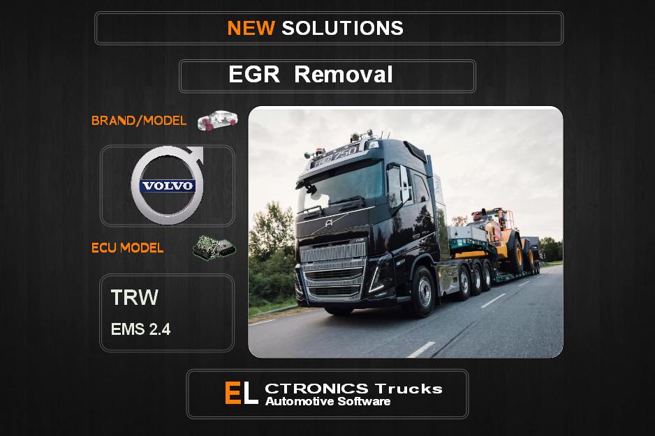 EGR Off Volvo-Truck TRW EMS2.4 Electronics Trucks Automotive Software