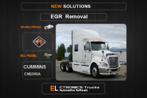EGR Off Truck-International Cummins CM2350A Electronics Trucks Automotive Software