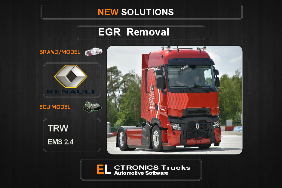 EGR Off Renault-Truck TRW EMS2.4 Electronics Trucks Automotive Software