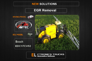 EGR Off Artec Bosch EDC17CV52 Electronics Trucks Automotive Software