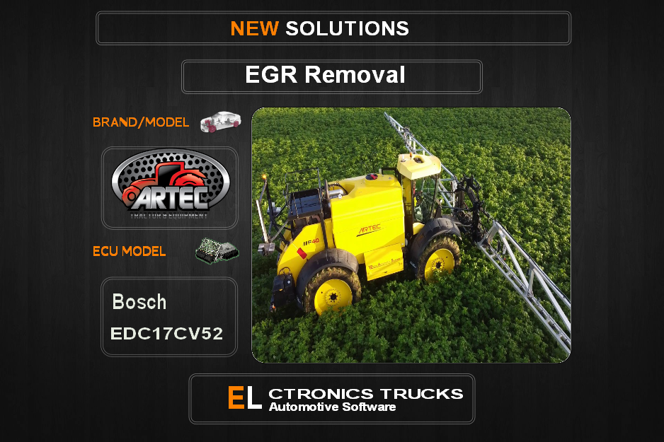 EGR Off Artec Bosch EDC17CV52 Electronics Trucks Automotive Software