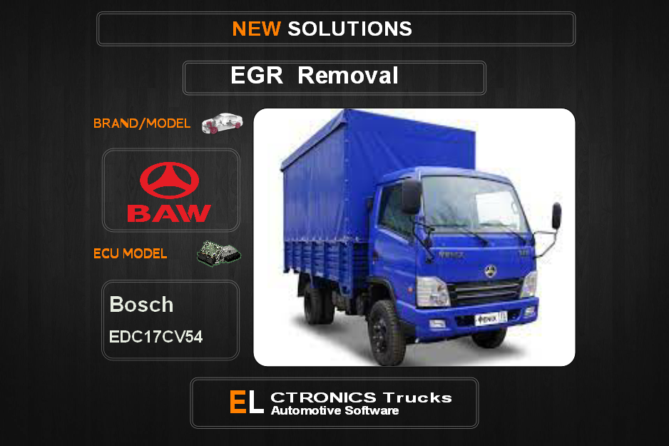 EGR Off BAW-Trucks Bosch EDC17CV54 Electronics Trucks Automotive Software