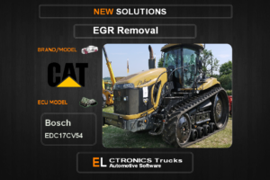 EGR Off caterpillar-Agrilne Bosch EDC17CV54 Electronics Trucks Automotive Software